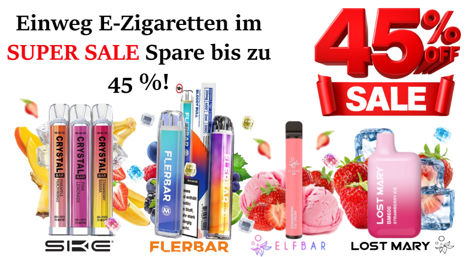 Einweg Banner